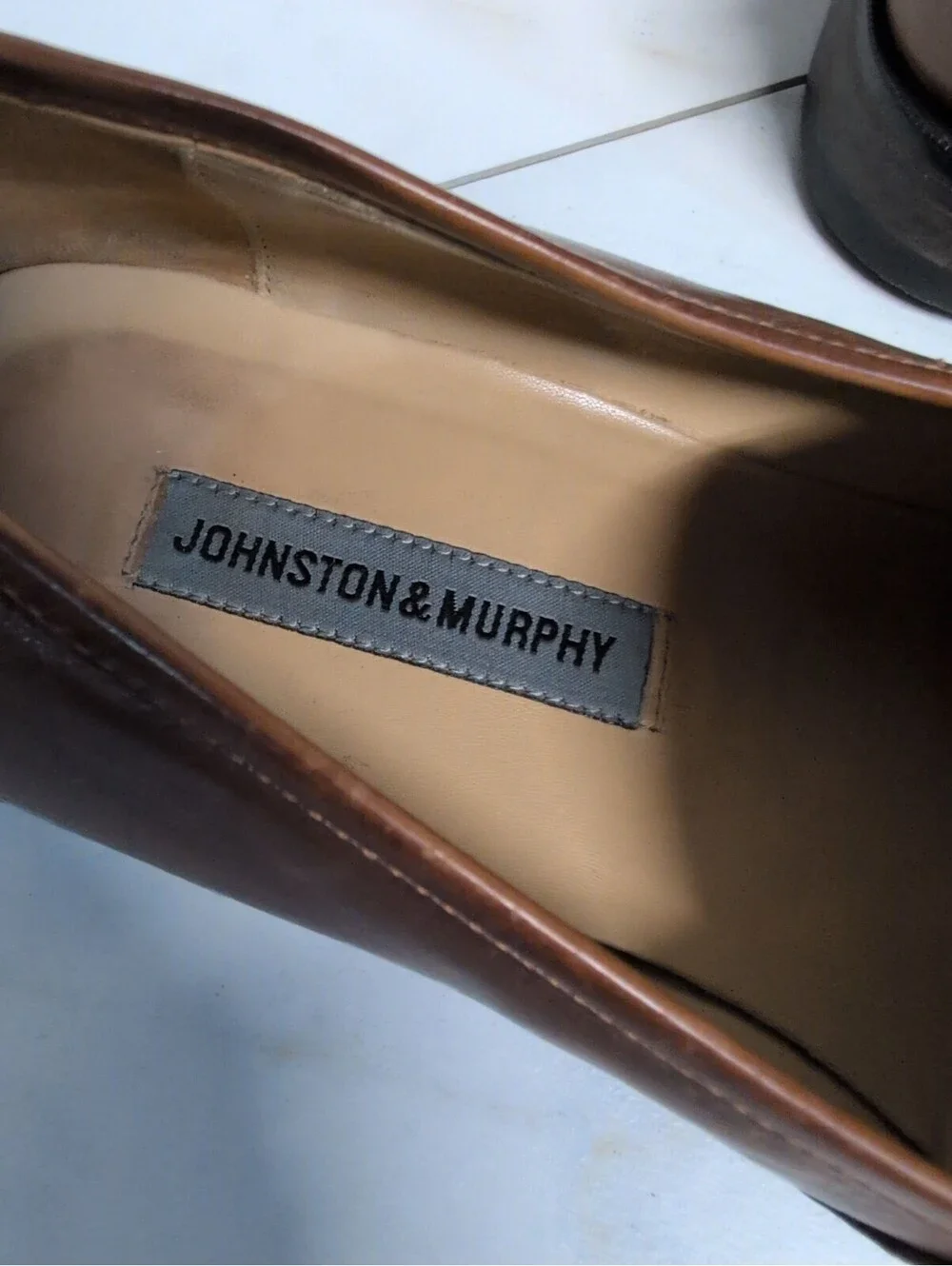 Johnston & Murphy Brown Leather Tassel Loafers Men's Dress Shoes